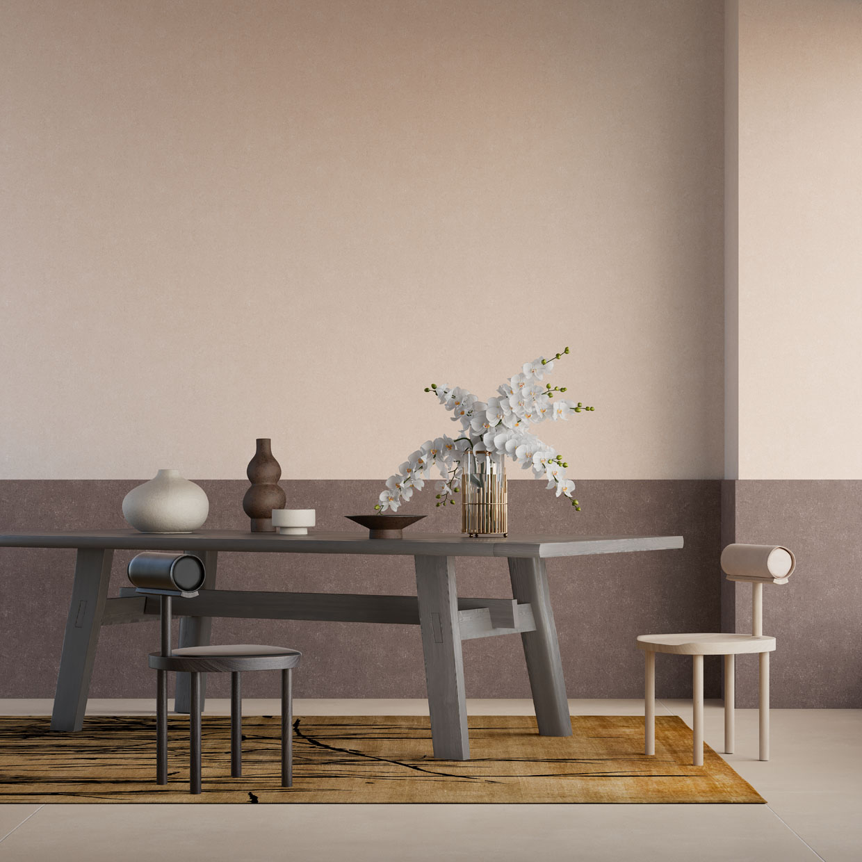 Обои Loymina Terra Granite TER3 002/1 10,05×1 фото в интерьере